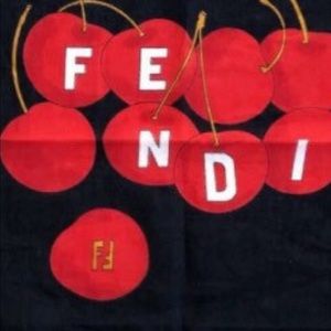 Fendi vintage handkerchief 1980’s FF logo exc cond